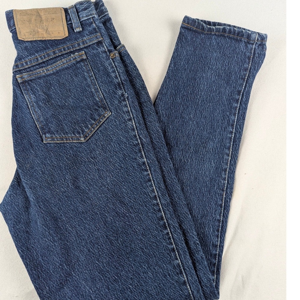 Vintage No Excuses High Rise Straight Leg Jeans Dark Wash Made in USA Size 8/25